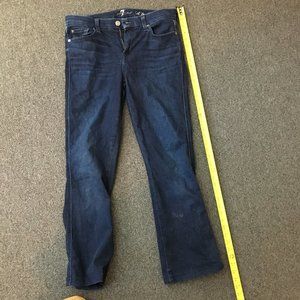 7 for all Mankind 'A' POCKET FLARE TIDELAND sz 30